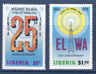 Liberia 1979 Radio Elwa MNH DA.105 foto