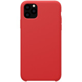 Husa TPU Nillkin Flex Pure Liquid Silicone pentru Apple iPhone 11 Pro, Rosie