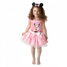 Costum Disney balerina Minnie Mouse, marimea M, 5-6 ani, 116 cm foto