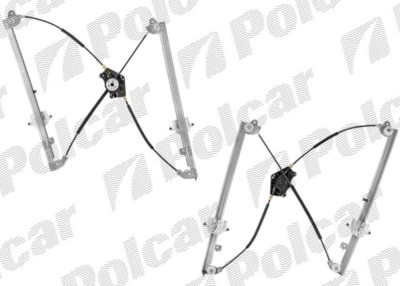 Macara geam fara motoras Citroen C8 (Ea/Eb), 07.2002-, Peugeot 807 (E), 07.2002-, Fata partea Dreapta, Aftermarket foto
