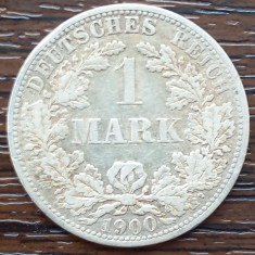 (A316) MONEDA DIN ARGINT GERMANIA - 1 MARK 1900, LIT. A, MAI RARA