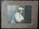 P3/25N Femeie, studio Siegmund Packer, Jași-Slănic, fotografie de mari dimensiuni