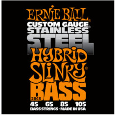 Corzi bass Ernie Ball 2843 45-105 Hybrid Slinky Stainless Steel foto