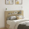 Tablie de pat cu dulap si LED, stejar sonoma, 140x16,5x103,5 cm GartenMobel Dekor