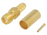 Mufă SMA mamă 50&Omega; pentru RG142/RG223/RG400