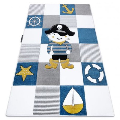Covor PETIT CORSAIR PIRAT NAVĂ ANCORĂ albastru, 180x270 cm foto
