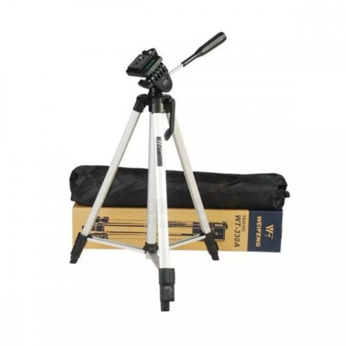 Trepied foto cu inaltime ajustabila Weifeng WT-330A, 51-134 cm