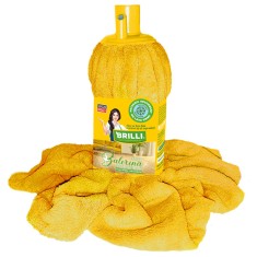 Rezerva mop Brilli Balerina, microfibra, suprafete sensibile, galben