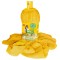 Rezerva mop Brilli Balerina, microfibra, suprafete sensibile, galben