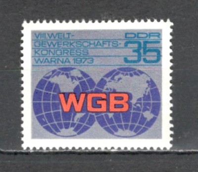 D.D.R.1973 Congres mondial al sindicatelor Varna SD.388 foto