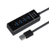 HUB extern SPACER porturi USB: USB 3.0 x 4 conectare prin USB 3.0 negru SPH-4USB30-01