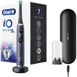 Cumpara ieftin Periuta de dinti electrica Oral-B iO9 cu Tehnologie Magnetica si Micro-Vibratii, Inteligenta artificiala, Display led, 7 moduri, 1 capat, Incarcator m