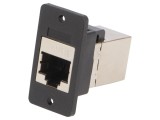 Adaptor SLIM Cat 6 Ecranat 8p8c 29mm Plastic