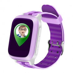 Ceas Smartwatch cu GPS Copii iUni Kid18, Telefon incorporat, Alarma SOS, 1.44 Inch, Roz foto