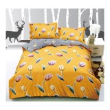 Cumpara ieftin Lenjerie de Pat 4 Piese - Bumbac Satinat - DNA86