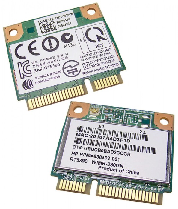 325.Modul/Placa retea wifi wireless wifi laptop RAK-RT5390