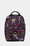 adidas rucsac x Farm Rio culoarea bordo, mare, cu imprimeu, JN2674