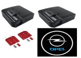 Cumpara ieftin Set 2 Lampi Logo Holograma LED Opel Universale Proiector Usa, Activare Magnetica, 12V, 5W