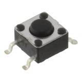 Microintrerupator SCHURTER 6x6mm OFF-(ON) SPST-NO, Model 1301.9314, Montare SMT, Serie LSH, Terminale pt. PCB