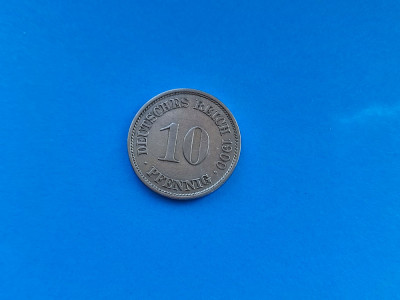 10 Pfennig 1900 lit. A -Germania-stare buna!!! foto
