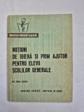 Dr. Irina Chiriac - "Noțiuni de igienă și prim ajutor" (1968)