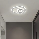 Lustra LED KOMPACTO 34W, 3 Cercuri, lumina Rece/Calda/Neutra, Alb