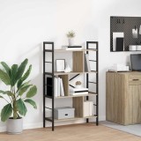 VidaXL Raft pentru cărți Stejar Sonoma 75 x 30 x 123,5 cm 883965