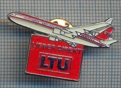 AX 898 INSIGNA -AVIATIE -LIEBER DIREKT -LTU -GERMANIA -PENTRU COLECTIONARI foto