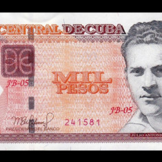 CUBA █ bancnota █ 1000 Pesos █ 2021 █ P-132 █ UNC █