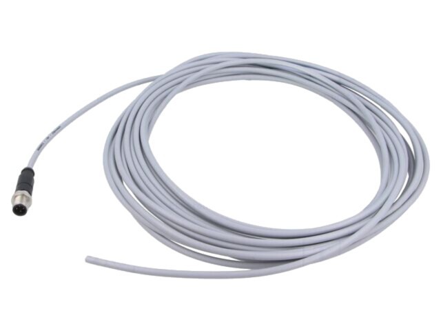 Conector M12 tată 4 pini drept cu cablu 10m HARTING PVC DeviceNet / CANopen