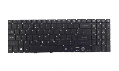 Tastatura laptop, Acer, Aspire V5-552, V5-552G, V5-572, V5-572G, V5-573, V5-573G, fara rama, iluminata, us foto