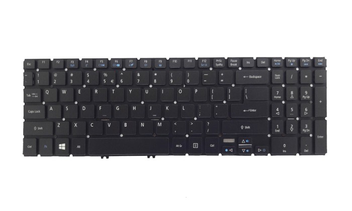 Tastatura laptop, Acer, Aspire V5-552, V5-552G, V5-572, V5-572G, V5-573, V5-573G, fara rama, iluminata, us