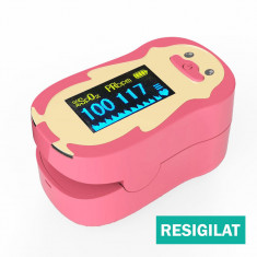 Pulsoximetru RedLine FS20P, pentru copii 2-12 ani, roz, resigilat