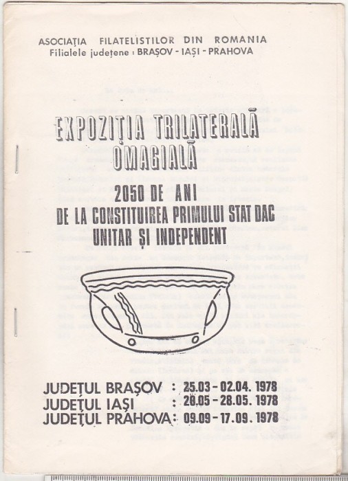 bnk fil Catalogul Expofil Trilaterala omagiala Brasov Iasi Ploiesti 1978