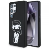 Husa MagSafe pentru Samsung Galaxy S25 Ultra S938, Karl Lagerfeld, Silicone Graffiti, Neagra