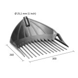 Lopată mare de grădină și curte 3-&icirc;n-1 &ndash; fără m&acirc;ner