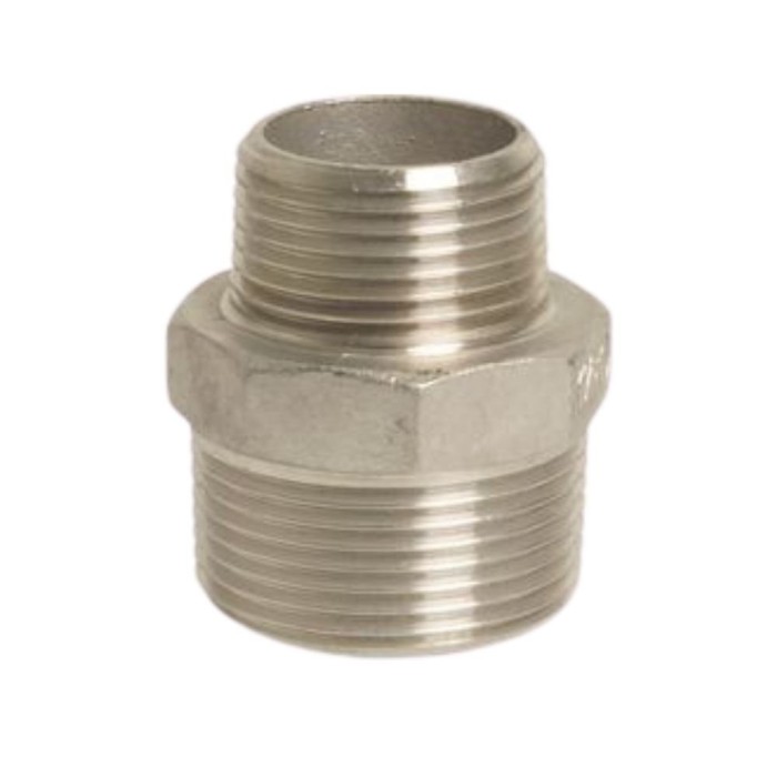 Niplu Reductor Inox 1&quot; x 1/2&quot; - Racord Filetat Durabil