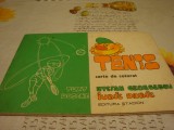 Stefan Georgescu - Tenis - carte de colorat - ilustratii Iurie Darie - 1973, Alta editura