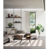 Covor Premium Belgian Model Essenza 48644-686, Marime 80 x 150 cm, Bej, Crem, Antialergic, Polipropilena, Living, Dormitor, Sufragerie, Birou