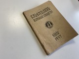 CALENDARUL BUNULUI CREȘTIN SIBIU 1947 COPERTA ILUSTRATĂ DE PR. ARSENIE BOCA- lipsesc 3 file !