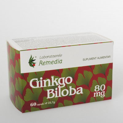 Ginkgo biloba 80mg 60cps foto