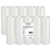 Set 10 role pungi vidat gofrate, dimensiuni 280x3000 mm, transparente, grosime 85 microni, preparare sau depozitare Sous Vide