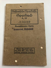 WW II SPARBUCH CARNET DE ECONOMII 1940-45 foto