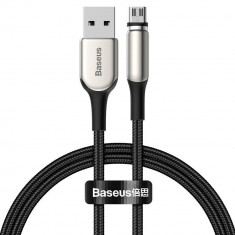 Cablu de date Baseus Zinc Magnetic USB MicroUSB 1m Negru foto