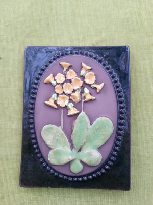 Tabluu in relief ceramica suedeza JIE foto