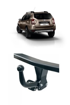 Carlig Remorcare pentru Dacia Duster 2010-2017 Hakpol - Kit Electric Compatibil Ean 78111 foto