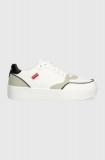 Levi&#039;s sneakers PAIGE culoarea alb, 235651.51