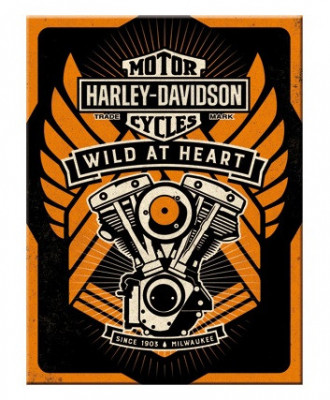 Magnet - Harley Davidson - Wild At Heart foto