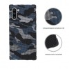 Husa iPhone X/XS, TPU, Model Army, Albastru, Protectie Antishock