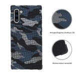 Husa iPhone 13 Pro, TPU Army, Albastru, Protectie Antishock, Design Militar